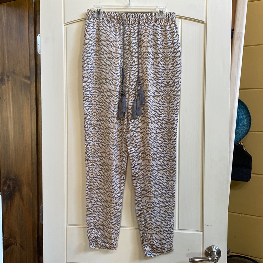 NWOT H&M Conscious Collection silky banded hem pants